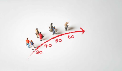 Altersgruppen 30 - 60 Jahre im Sozialstaat